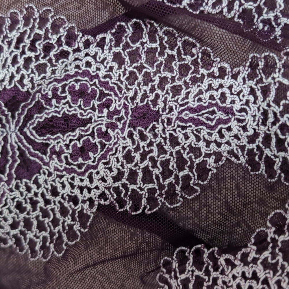 VS Purple Lace Bralette - Picture 2 of 4